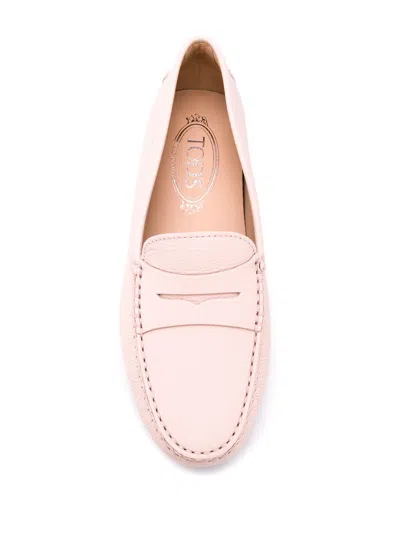Tod's Leather Driving Shoes Penny Strap Detail