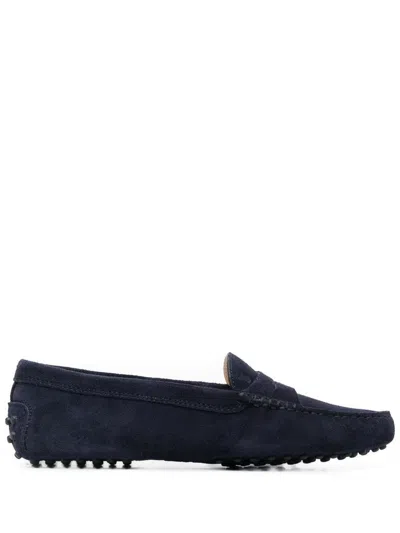 Tod's Gommini Suede Driver Penny Loafers