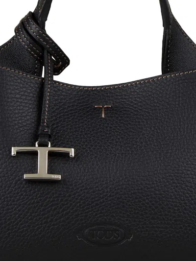 Shop Tod's T Timeless Micro Leather Tote Bag