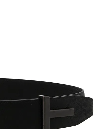 Tom Ford Logo-buckle Leather Belt