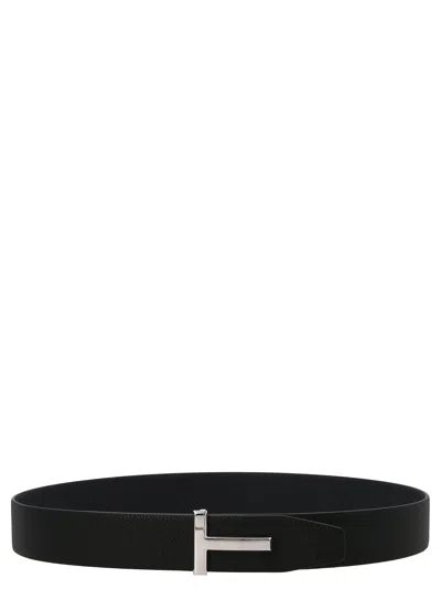 Shop Tom Ford Logo Reversible Belt