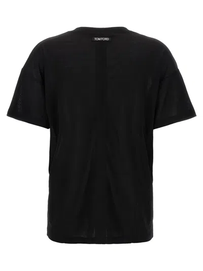 Tom Ford Printed Logo Crew Neck T-shirt