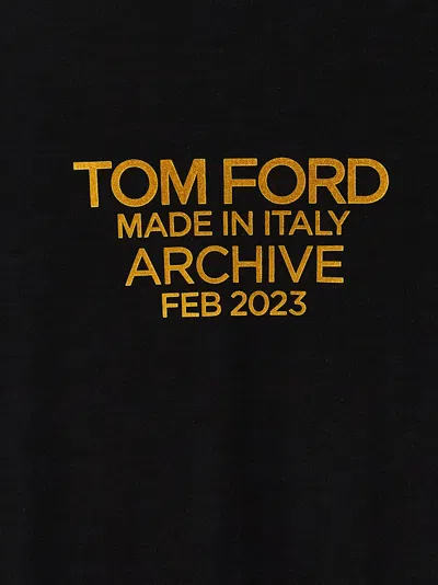 Tom Ford Printed Logo Crew Neck T-shirt