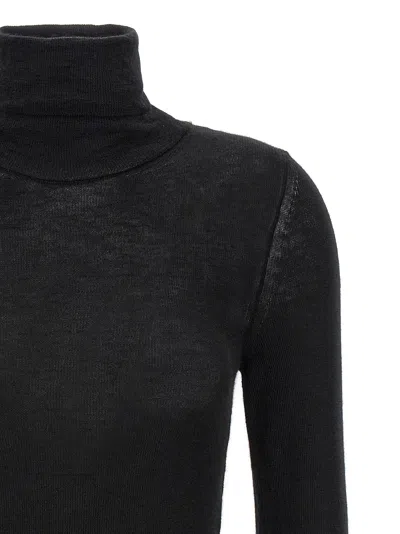 Tom Ford Turtleneck Long-sleeve Fine Cashmere-silk Top