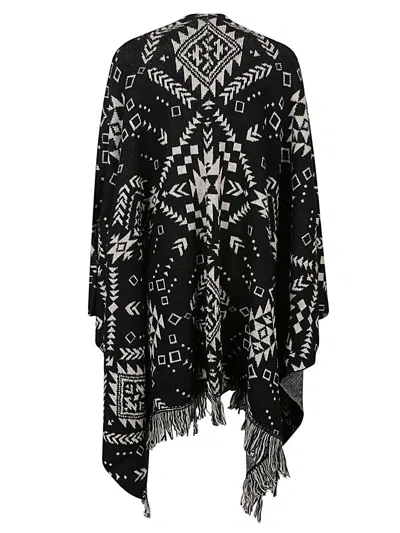 Tooco Ethnic Print Jacquard Cardigan