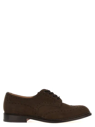 Tricker's Lace-up Shoes Featuring Brogue Detailing In Brown