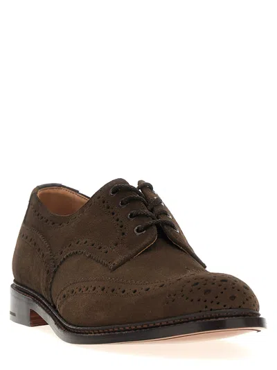 Tricker's Lace-up Shoes Featuring Brogue Detailing In Brown