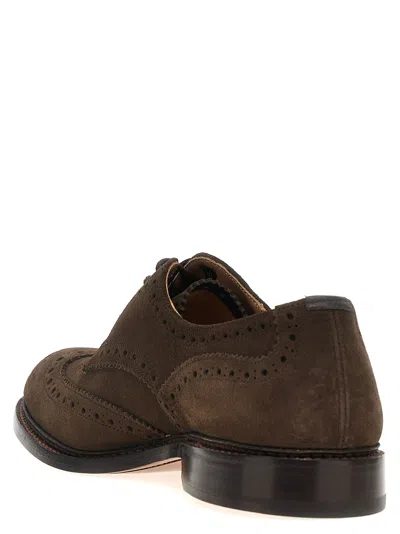 Tricker's Lace-up Shoes Featuring Brogue Detailing In Brown