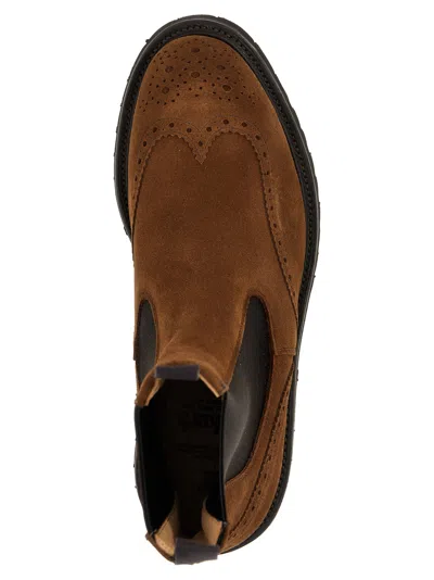 Tricker's 'henry' Ankle Boots Featuring Brogue Detailing