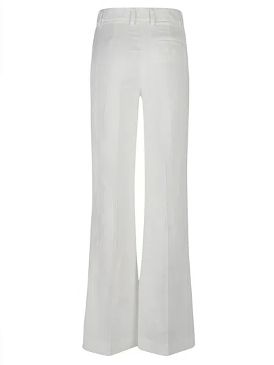 True Royal Linen Flared Trousers