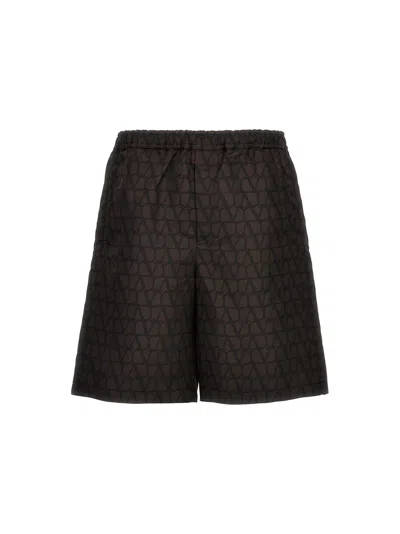 Valentino Iconographic Print Bermuda Shorts
