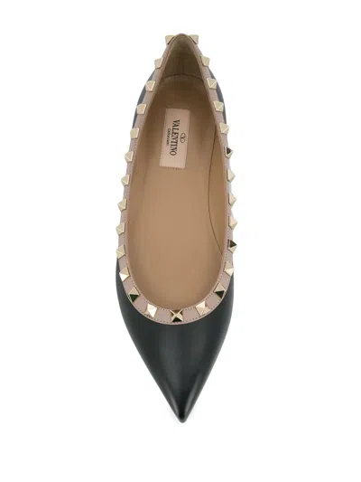 Valentino 10mm Rockstud Patent Leather Flats