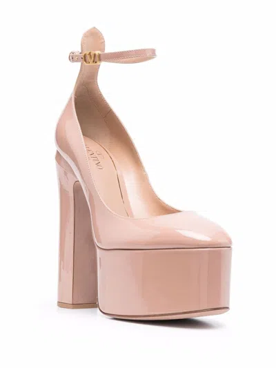 Shop Valentino Garavani Tan Go Patent Leather Pumps