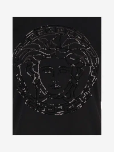 Shop Versace Cotton T Shirt With Logo