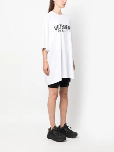 Vetements Flag Logo Cotton Oversized T-shirt
