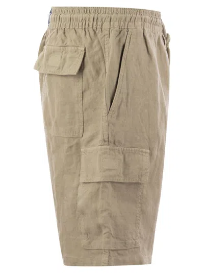 Vilebrequin Linen Cargo Bermuda Shorts
