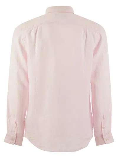 Vilebrequin Caroubis Solid Shirt In Linen