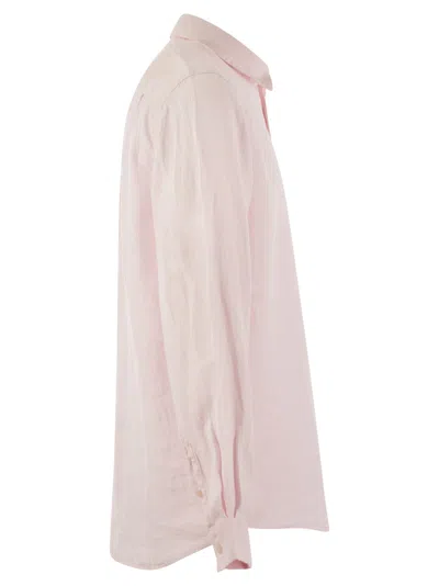 Vilebrequin Caroubis Solid Shirt In Linen
