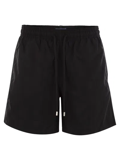 Vilebrequin Swim Shorts Nylon Multiple Pockets In Black