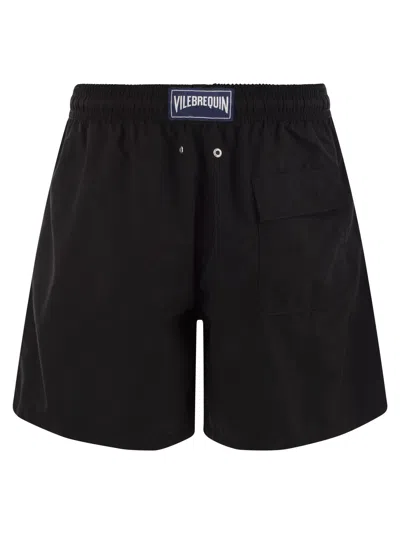 Vilebrequin Swim Shorts Nylon Multiple Pockets In Black