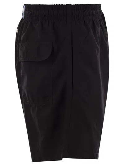 Vilebrequin Swim Shorts Nylon Multiple Pockets In Black