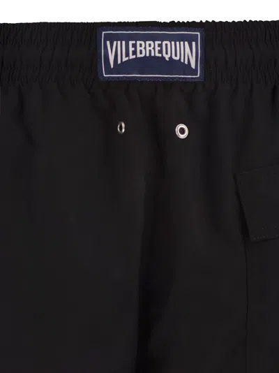 Vilebrequin Swim Shorts Nylon Multiple Pockets In Black