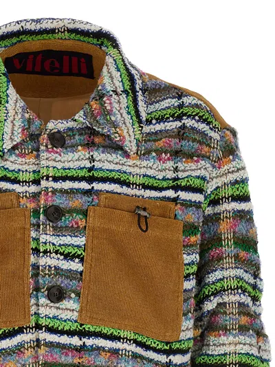 Vitelli Textured Ribbed Hem Jacket With Chest Pockets
