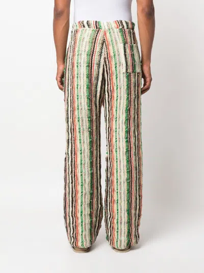 Vitelli Stripe-print Cotton-blend Trousers