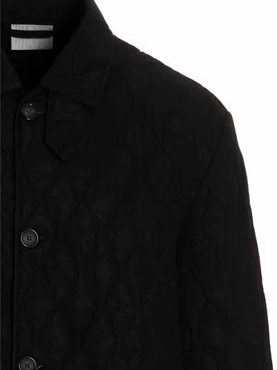 Vtmnts 'quilted Texture Flap Pocket Coat'
