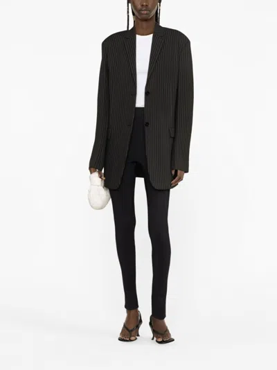 Wardrobe.nyc Women's Back Zip Legging In Black