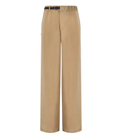 White Sand Shirley Beige Wide Leg Trousers