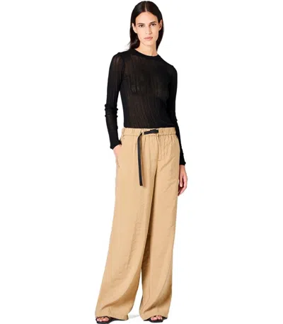 White Sand Shirley Beige Wide Leg Trousers