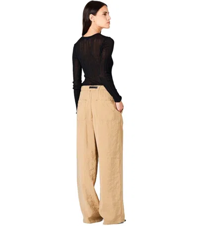 White Sand Shirley Beige Wide Leg Trousers