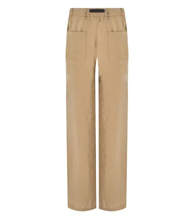 White Sand Shirley Beige Wide Leg Trousers