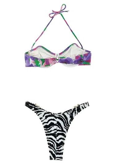 Rotate Birger Christensen Rotate X Reina Olga Soft Detailed Flower Print Bikini