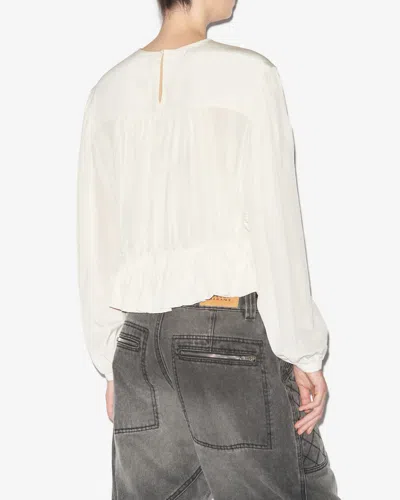 Isabel Marant Gelina Blouse In Ecru