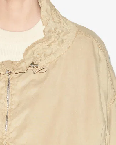 Isabel Marant Étoile Toggle-detailing Bomber Jacket In Light Khaki