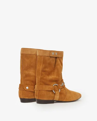 Isabel Marant Stania Boots In Cognac