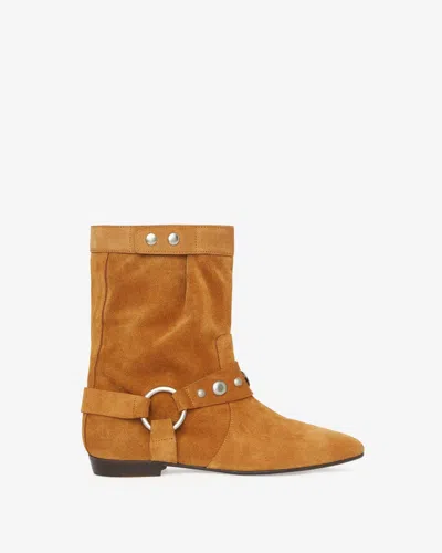 Isabel Marant Stania Boots In Cognac