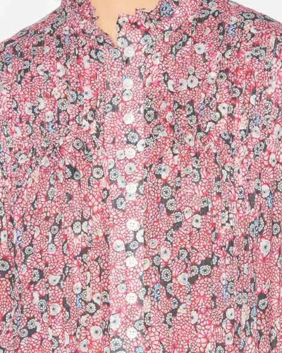 Isabel Marant Étoile Dalida Dress In Raspberry-black