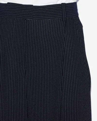 Isabel Marant Romina Pants In Midnight-ecru