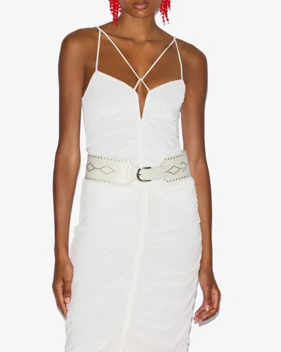 Isabel Marant Leila Top In White