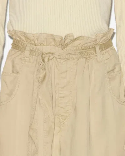 Isabel Marant Étoile Priana Pants In Light Khaki