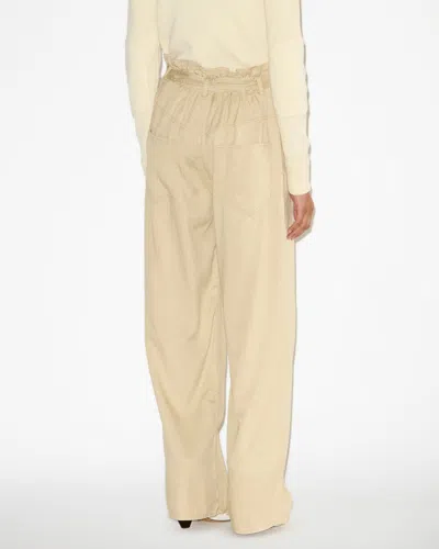 Isabel Marant Étoile Priana Pants In Light Khaki