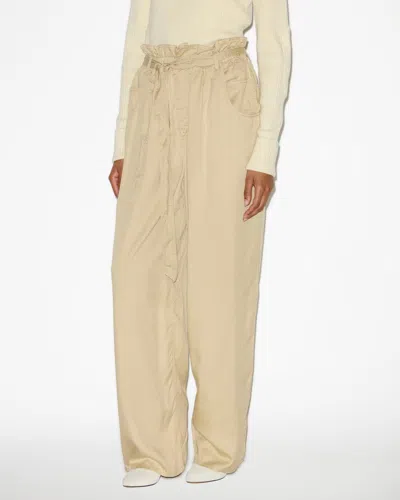 Isabel Marant Étoile Priana Pants In Light Khaki