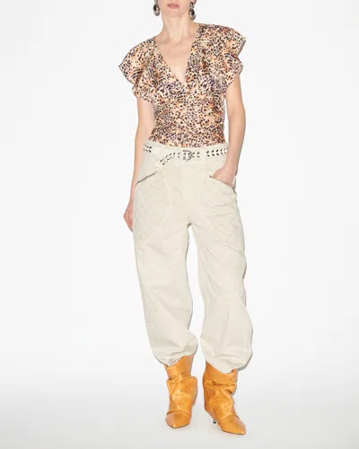 Isabel Marant Lonea Top In Natural