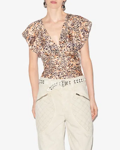 Isabel Marant Lonea Top In Natural
