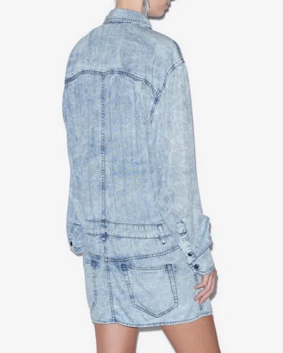 Isabel Marant Étoile Palvina Dress In Blue