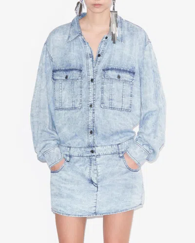 Isabel Marant Étoile Palvina Dress In Blue