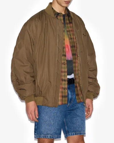 Isabel Marant Bakya Jacket In Khaki